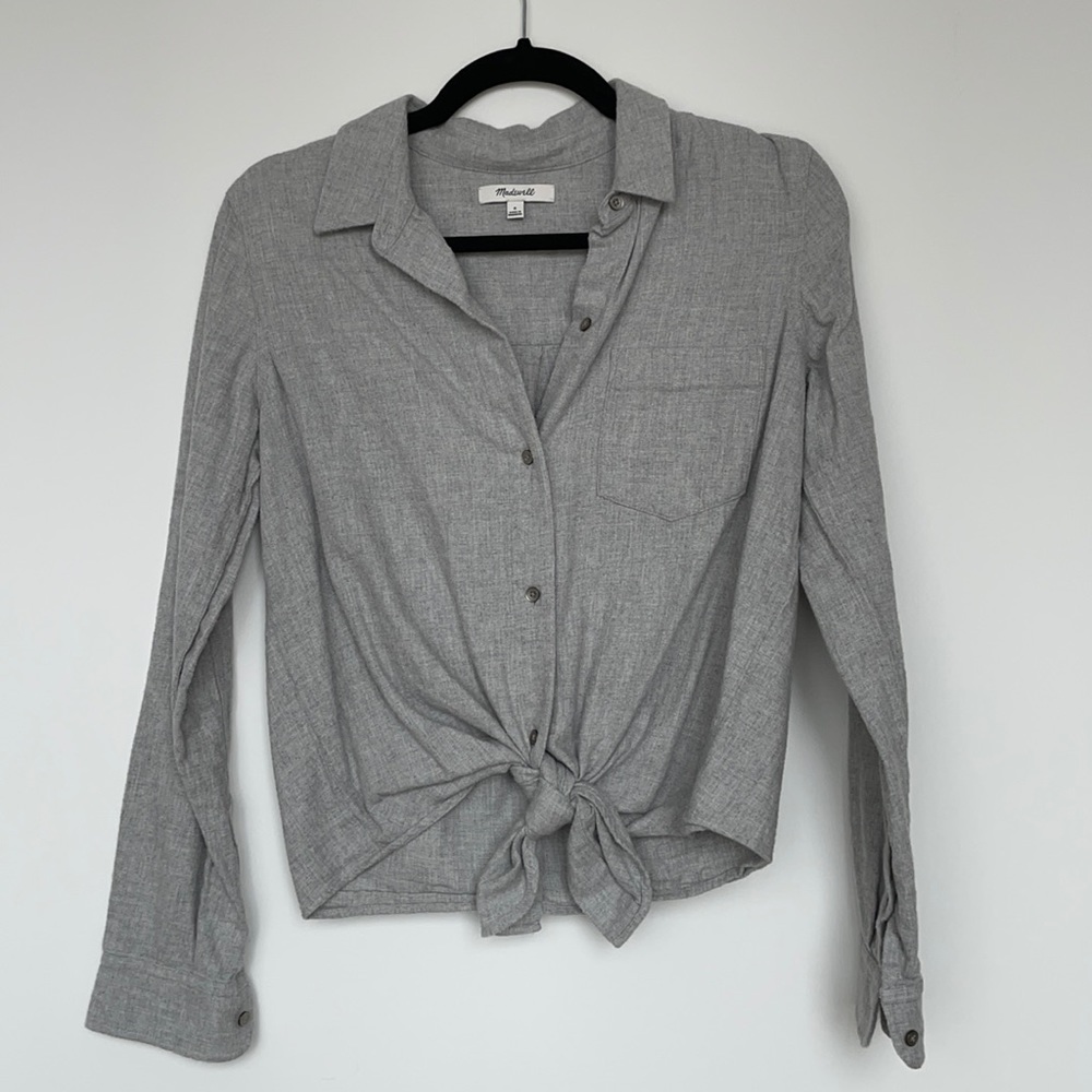 LAST DAY ⭐️ Madewell Tied Button Down